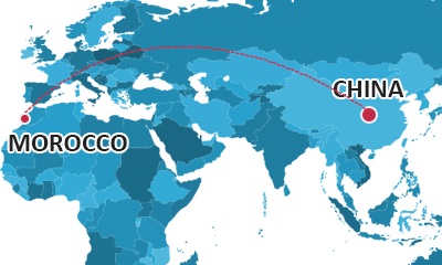 Freight forwarder, air cargo & container shipping from China to Morocco
